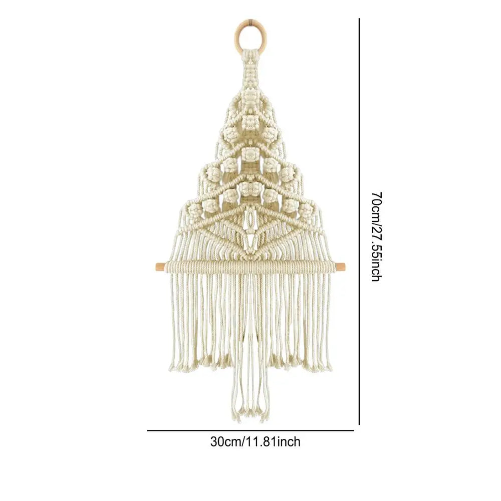 Home Decoration Bohemian Macrame Woven Wall Hanging Boho Room Geometric Tapestry Nordic Art Beautiful Apartment Room Decor Gift