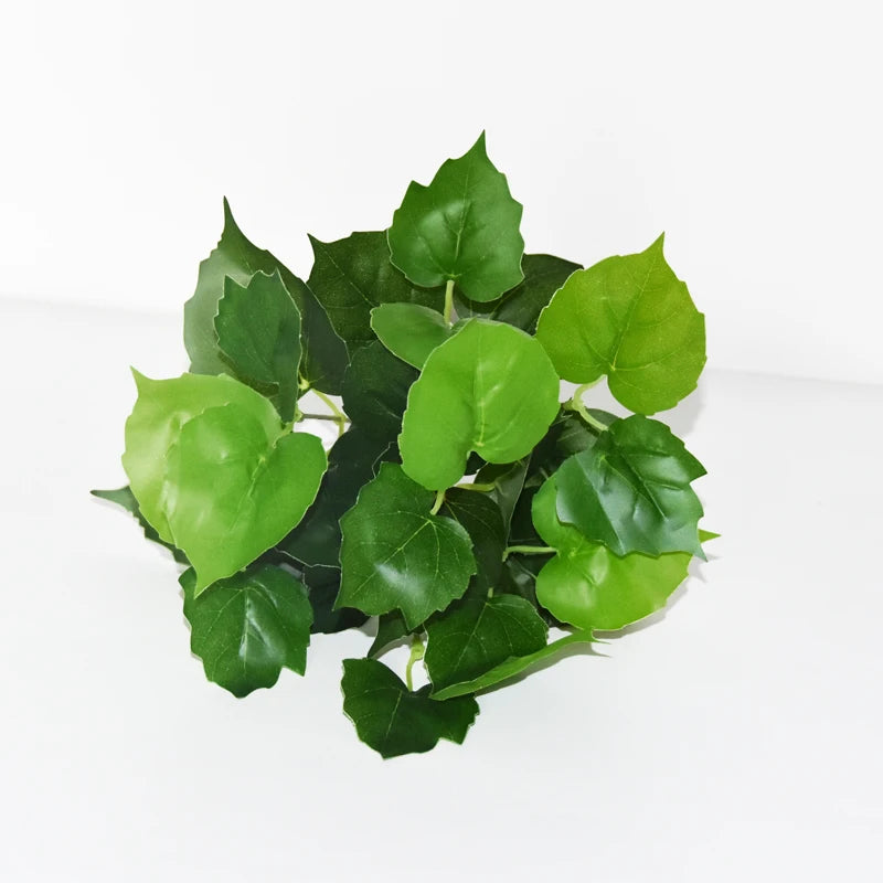 Artificial Grass Plants For Store Shop Bonsai Fake Small Green Plants Artificial Greenery Plant  Wall Home Garden Decoration