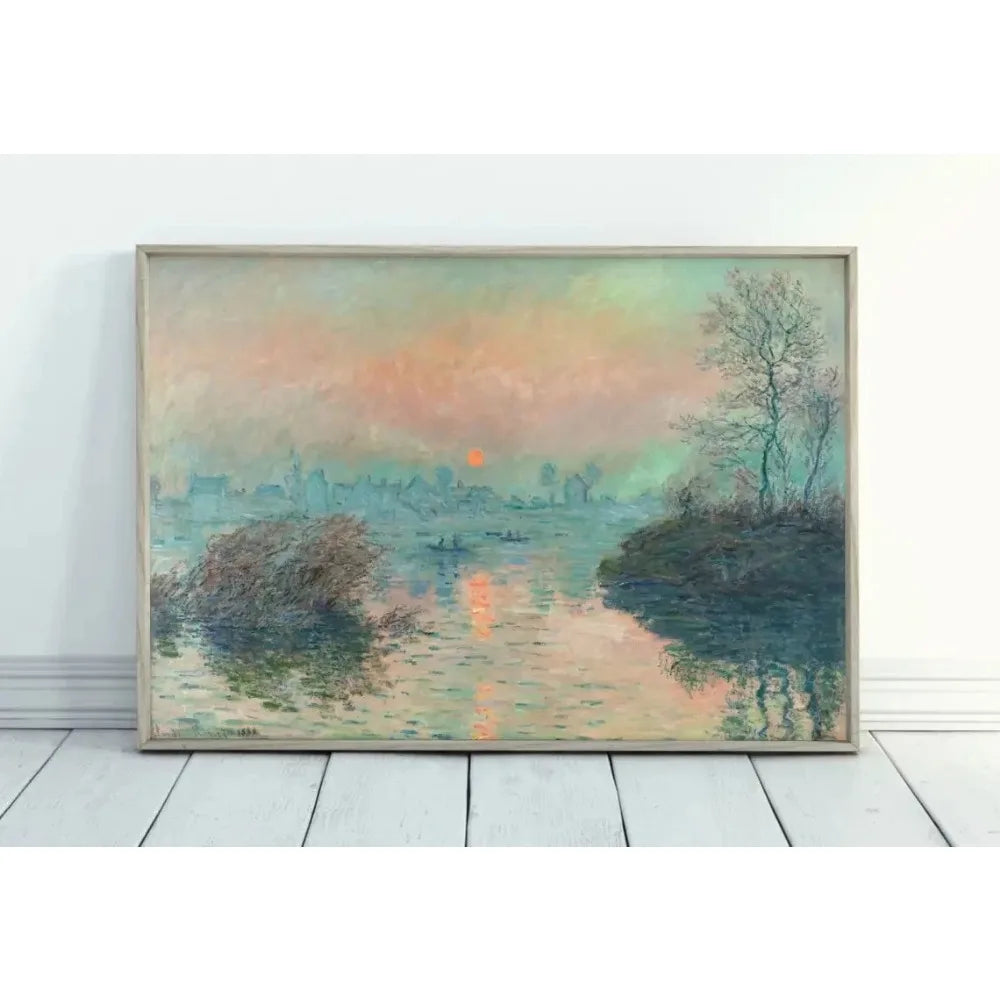 Modern Abstract Landscape Wall Art Famous Monet Canvas Painting Nordic Poster Print Picture for Living Room Home Decorative Gift