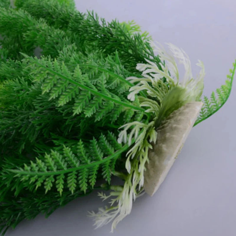 Aquarium Ornament Artificial Grass Fake Water Plant For Fish Tank Decor Water Tank-Aquarium Decoration Parts Artificial Flower