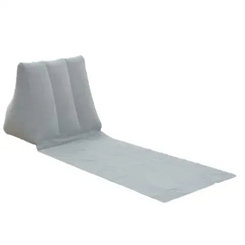 Inflatable Wedge Pillow With Mat PVC Flocking Travel Portable Back Support Triangle Cushion Beach Pillow