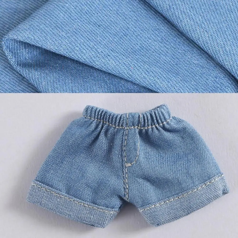 High Quality Cotton Fabric Home Textile Bedding Sewing DIY Dress Materials Washed Denim Clothes Handmade Doll Cloth