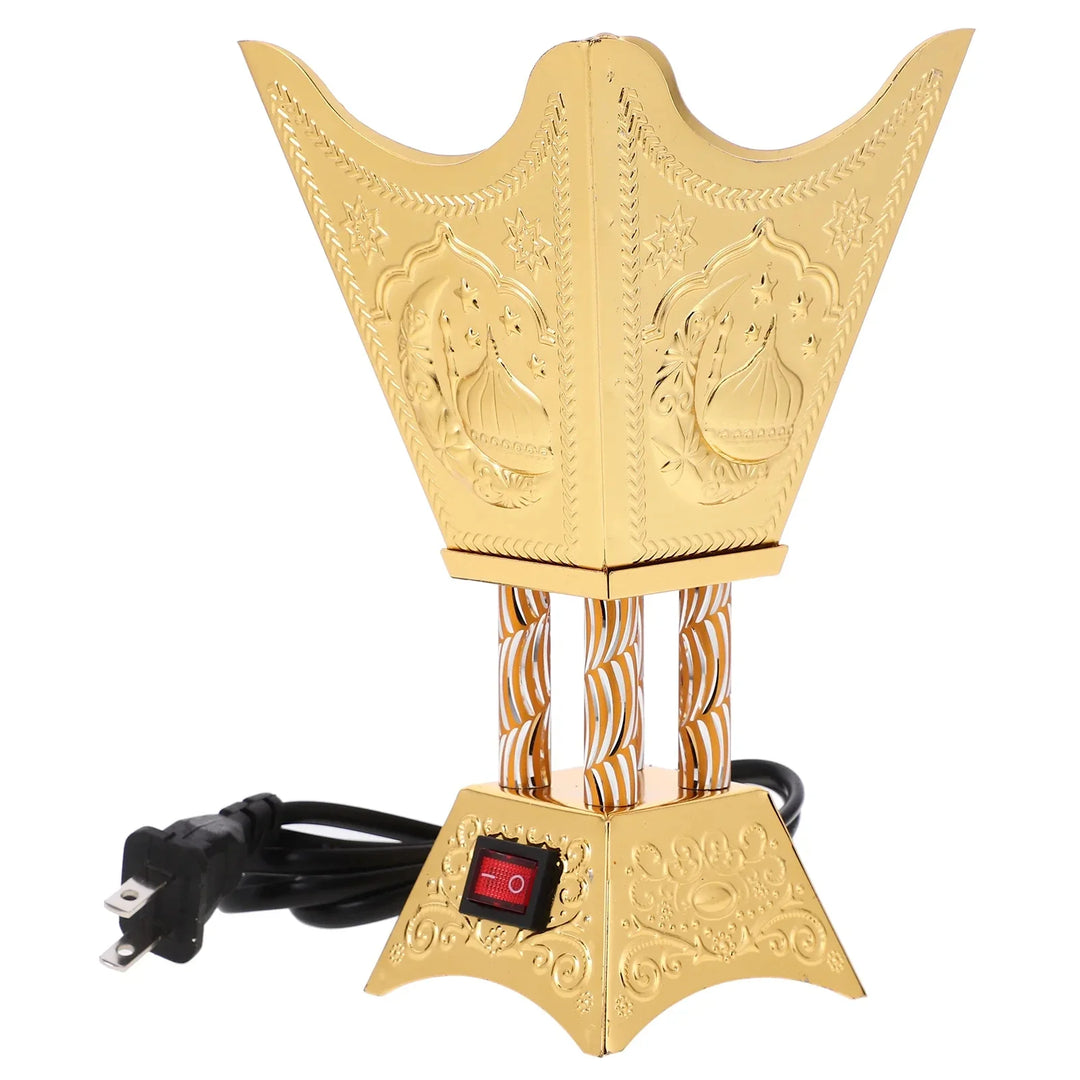 NEW Plug-in Burner Home Accents Decor Electric Sandalwood Decoration Aroma Iron Forniture Retro Stove Temple