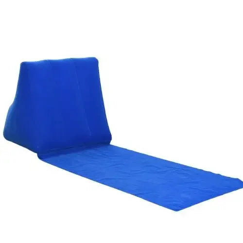 Inflatable Wedge Pillow With Mat PVC Flocking Travel Portable Back Support Triangle Cushion Beach Pillow