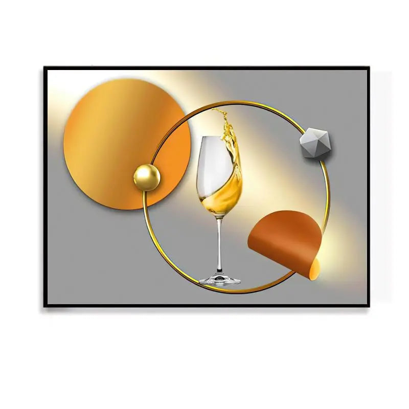 Electric Meter Box Decor Power Switch Hide Cover Wall Canvas Poster Paintings 50X40cm Home Design Painting Decorative