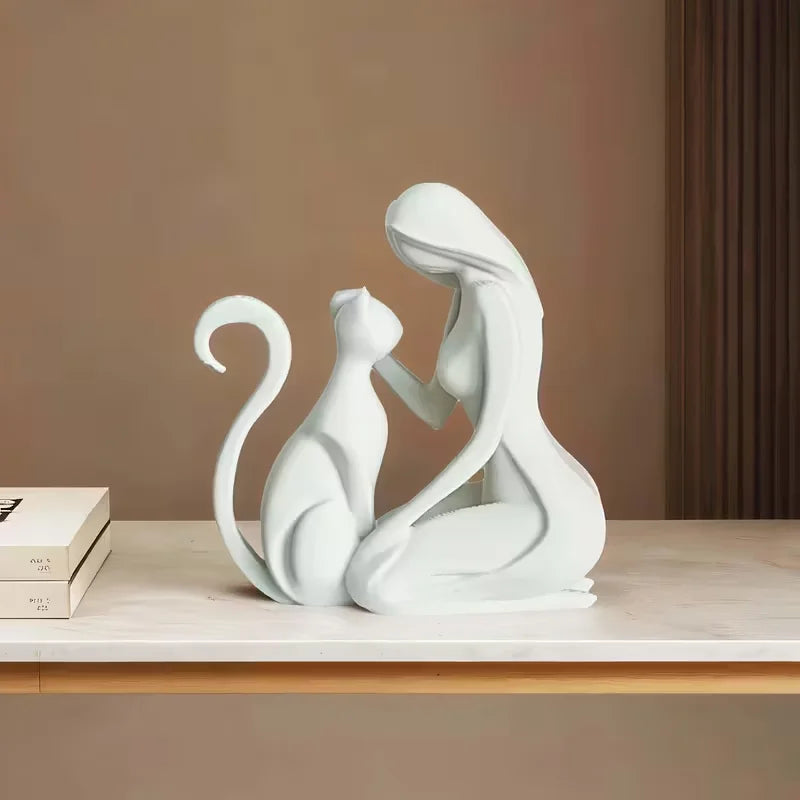 Cute kitten home decoration items, feminine style ornaments, perfect gifts for Christmas and Valentine's Day