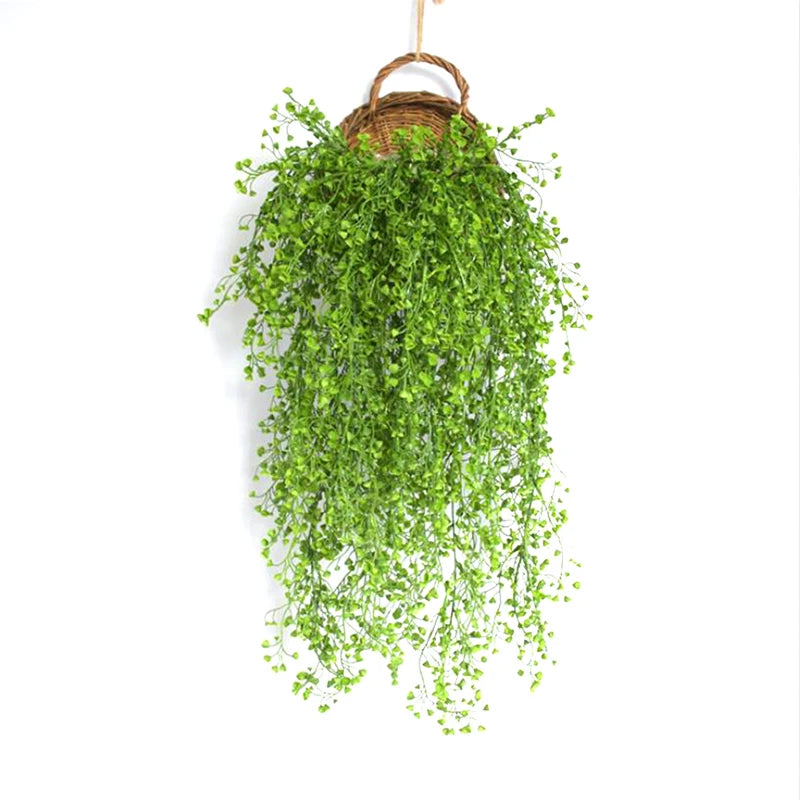 Artificial Plants Vines  Flower Wall Hanging Faux Rattan  Indoor Outdoor Green Plant  Plant Flower Wall Decoration Home Decor