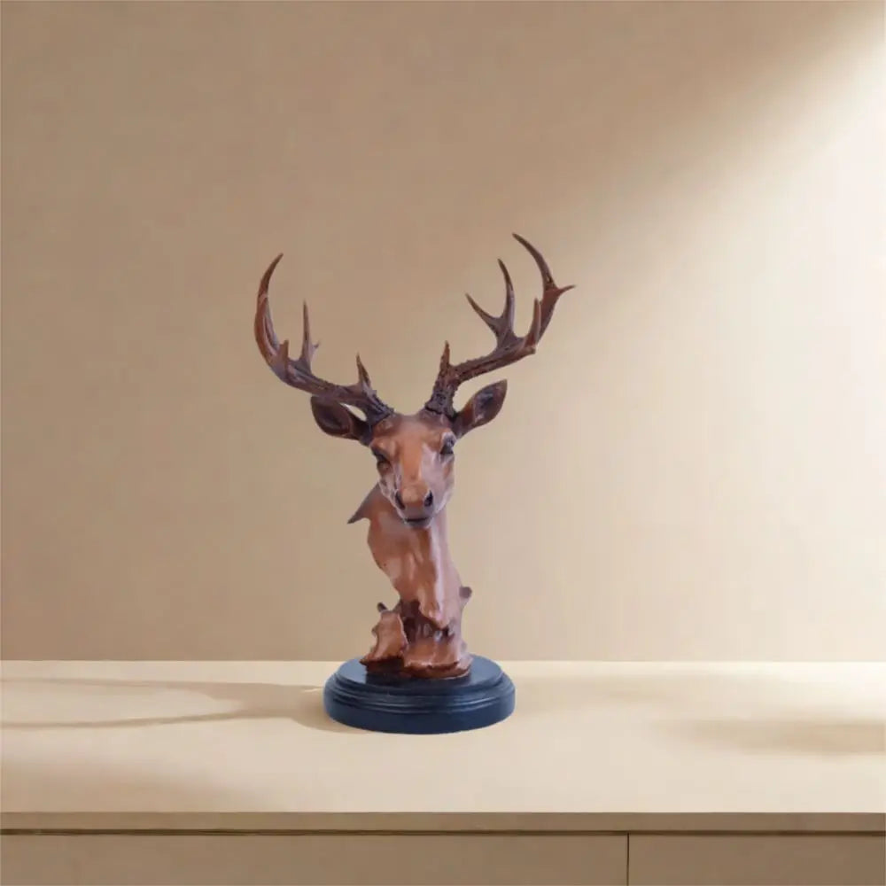 Desktop Ornament Resin Deer Ornament Modern Minimalist Deer Statue Decorative Animal Sculpture Entrance