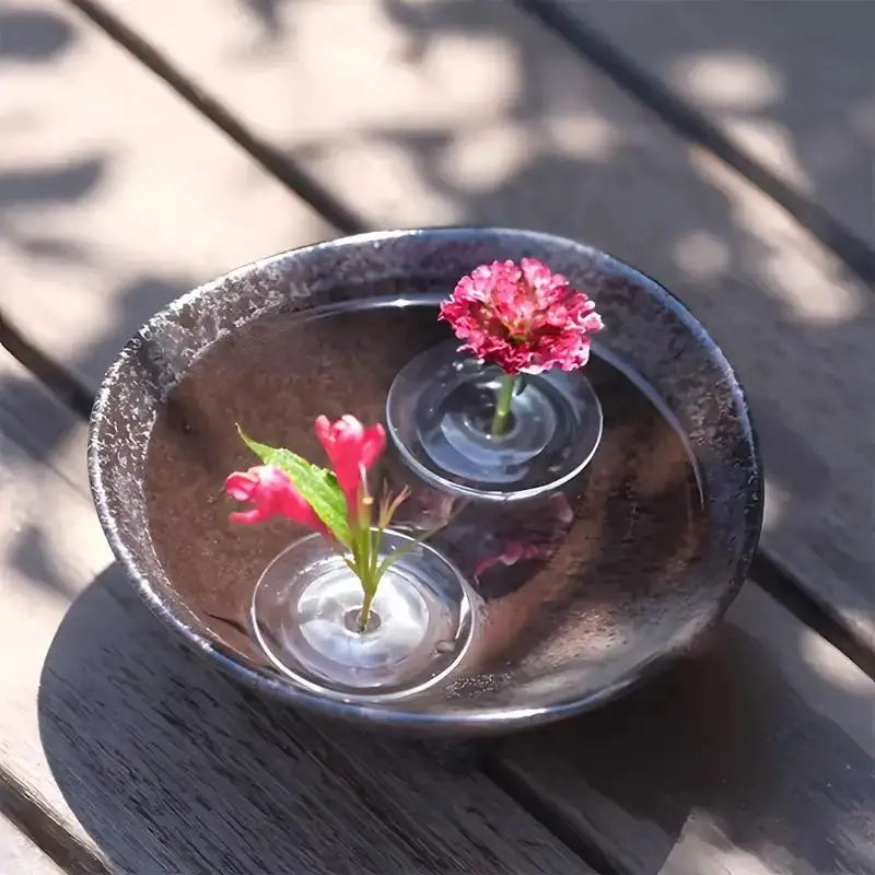 Floating Flower Vase Fresh Flower Hydroponic Vessel Floral Arrangement Artistic Vase Flower Holder Plant Display Home Decor