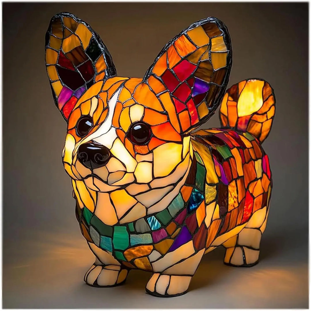 Fun Unique Artistic Cute Dog Shaped Decorative Ornament Small Night Light Modern New Design Atmospheric Lighting