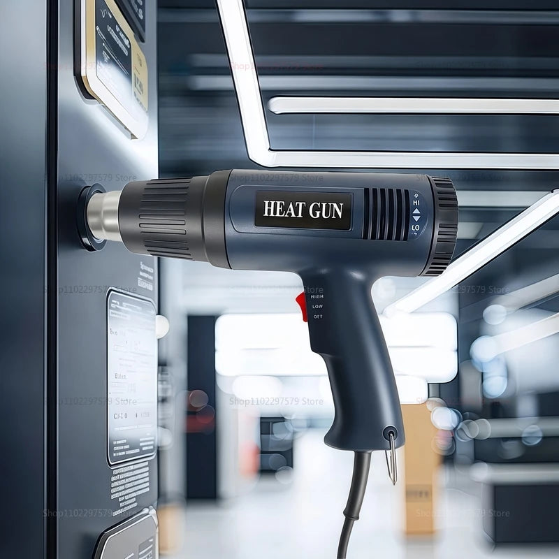 Industrial Heat Gun - Multipurpose Hot Air Dryer for Soldering Shrink Wrapping Paint Removal Crafts and DIY Projects