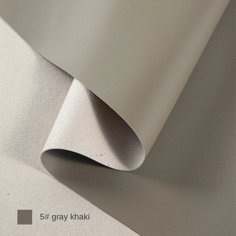 Litchi Textured Leather Fabric Wear-resisting for Sofa Furniture Soft Bag Background Wall Designer Diy Sewing Material Cloth