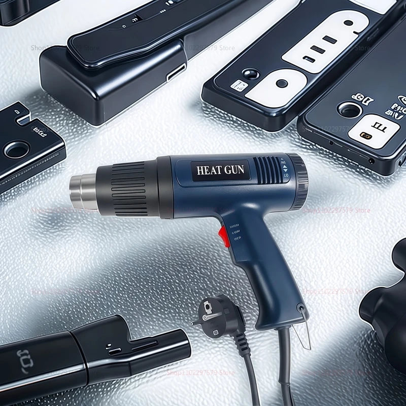 Industrial Heat Gun - Multipurpose Hot Air Dryer for Soldering Shrink Wrapping Paint Removal Crafts and DIY Projects