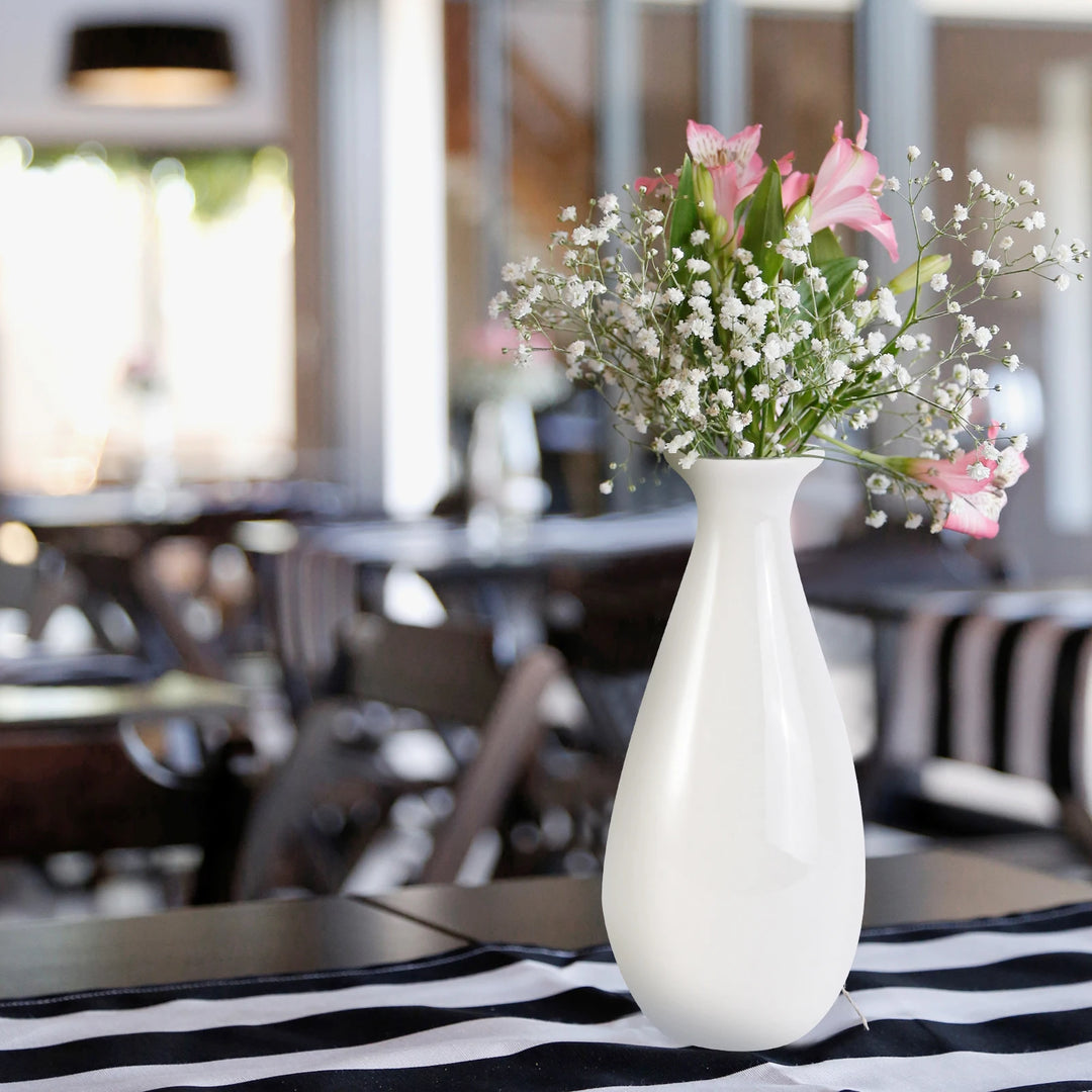 Ceramic Vase Small Flower Table Vases Mini Porcelain Decorative Modern White Cute for Flowers