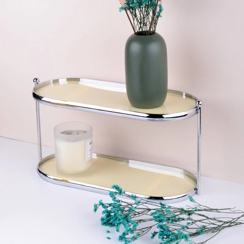 Modern Storage Holders Organizer Makeup Racks Living Room Decoration Display Stand Desk Organization Shelf  Aesthetic Supplies