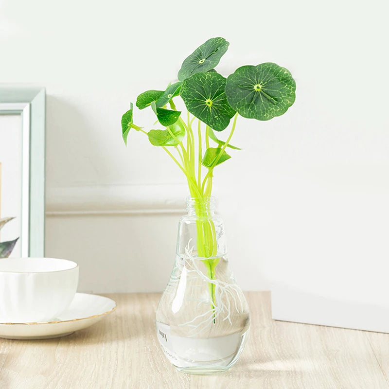 Artificial Plants Lotus Leaf Potting Materials Festival Home Room Decor Household Product Outdoor Garden YardGreen Plants Bonsai