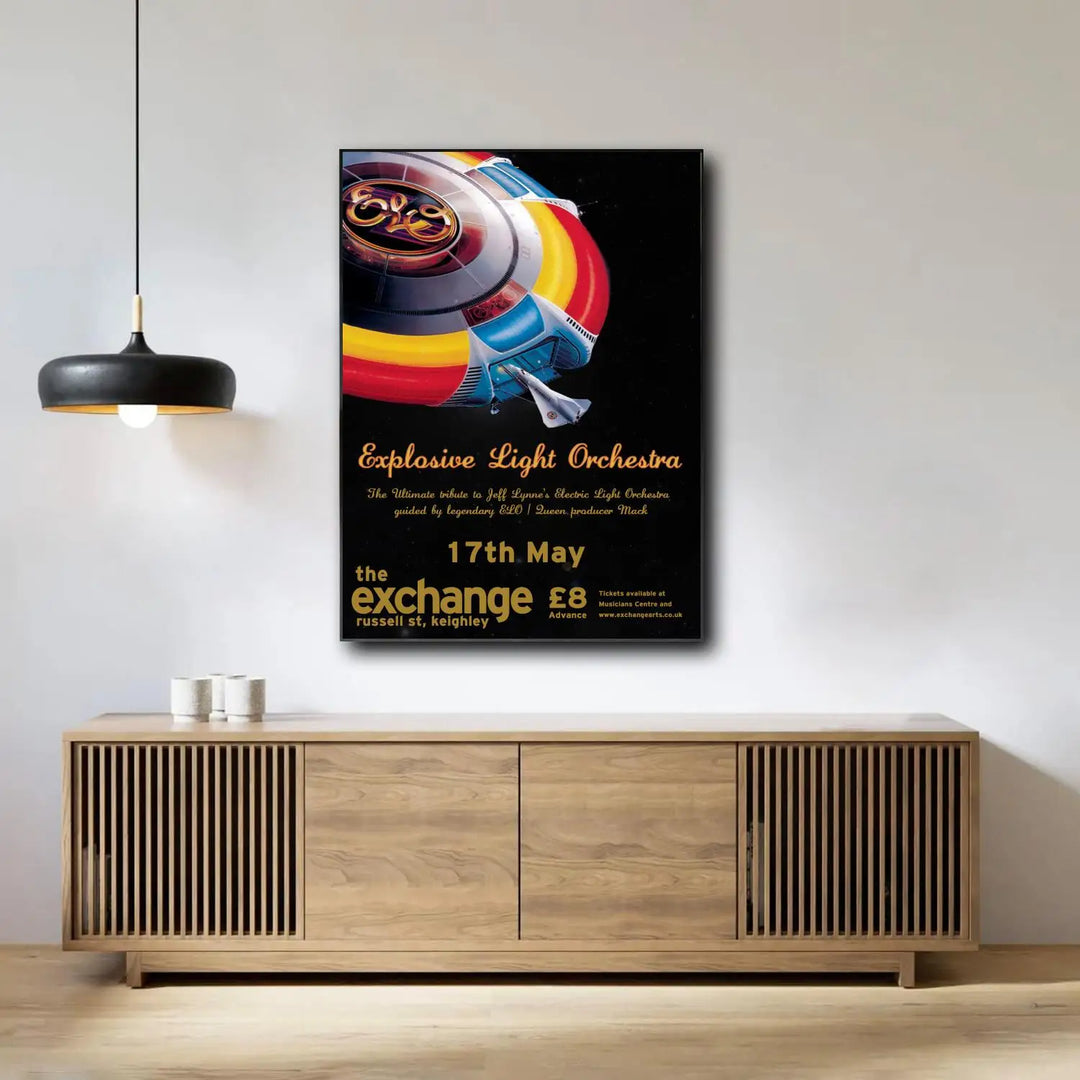 ELO Electric Light Orchestra Singer Decoration Art Poster Wall Art Personalized Gift Modern Family bedroom Decor Canvas Posters