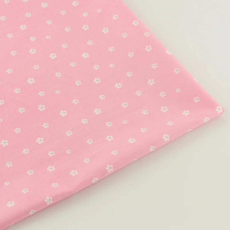 Textile Sewing Cloth Fabrics Pink Printed Cake Ice-Cream Designs Cotton Fabric Quilting Tela Bedding Scrapbooking Decoration