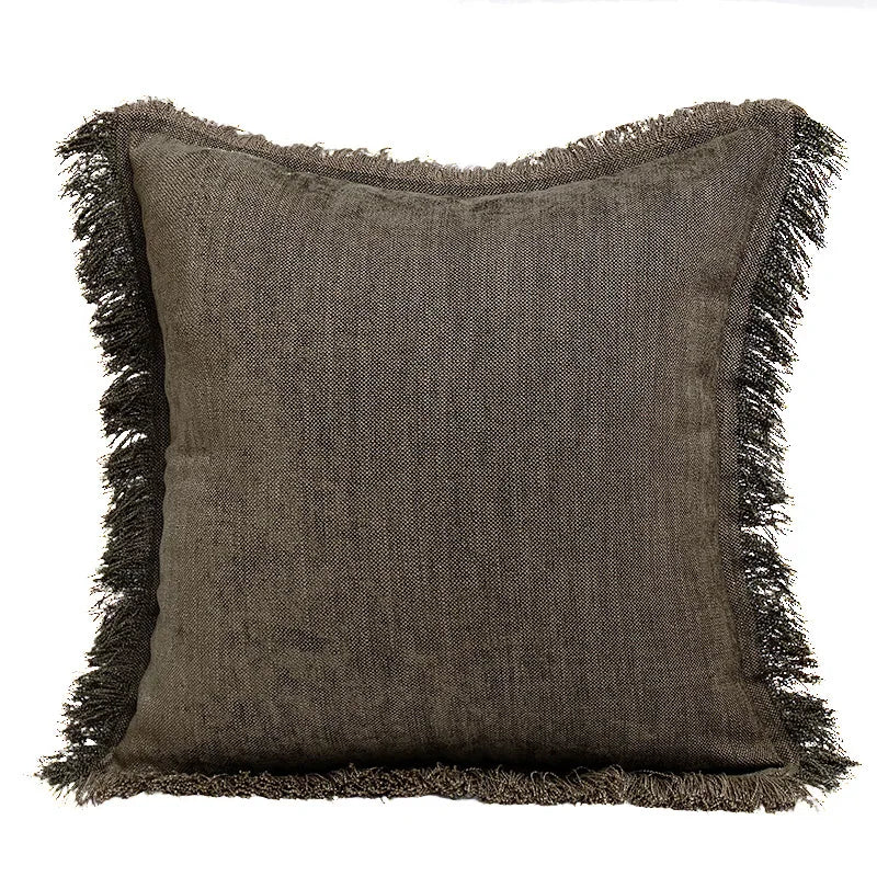 Home Decor Items Cushion Cover Brown Pink White Cotton Pillow Cover Decorative Cushions Sofa Bed Sofa Living Room Pillow Case