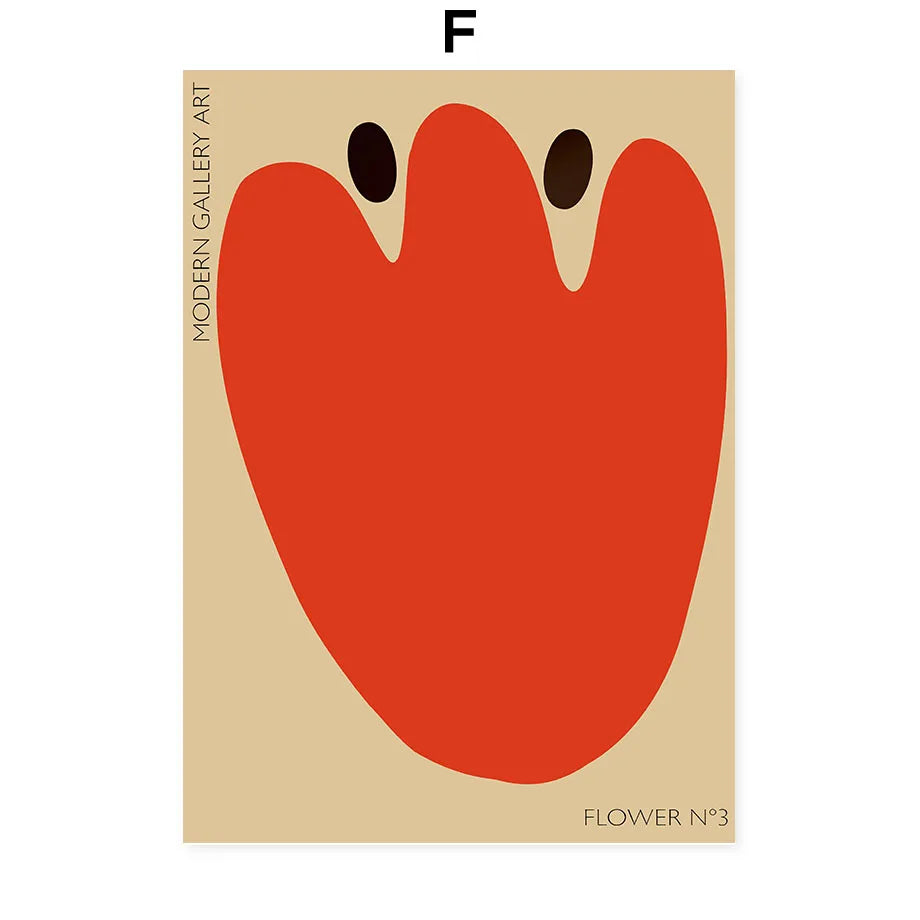 Abstract Flowers Wall Art Posters Gallery Prints Canvas Decorative Painting Wall Decoration Mural Pictures Living Room Decor