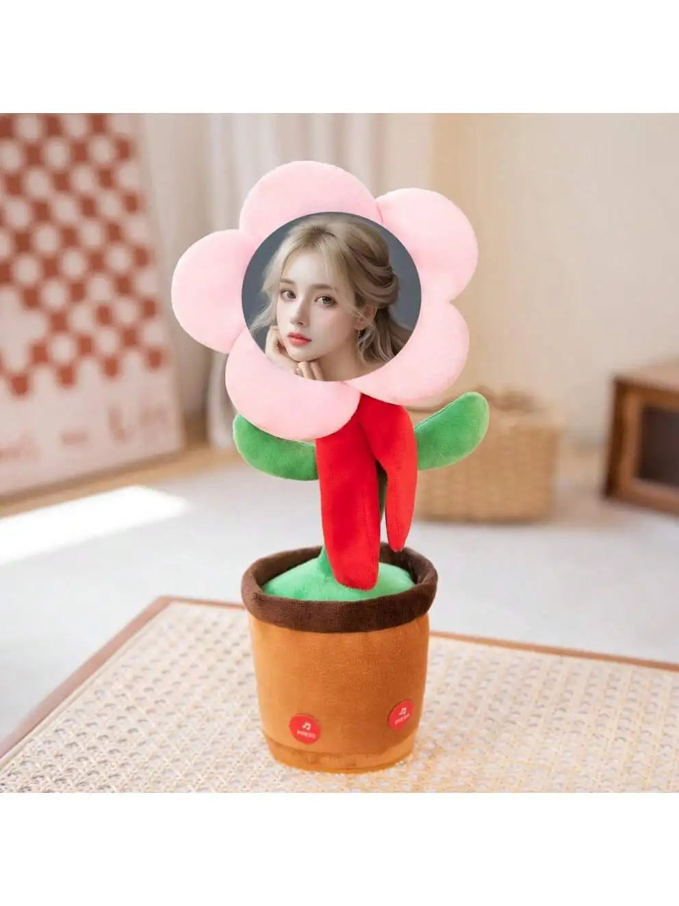 DIY decoration comes to customize plush electric decoration with pictures,singing, dancing,learning to speak,creative decoration