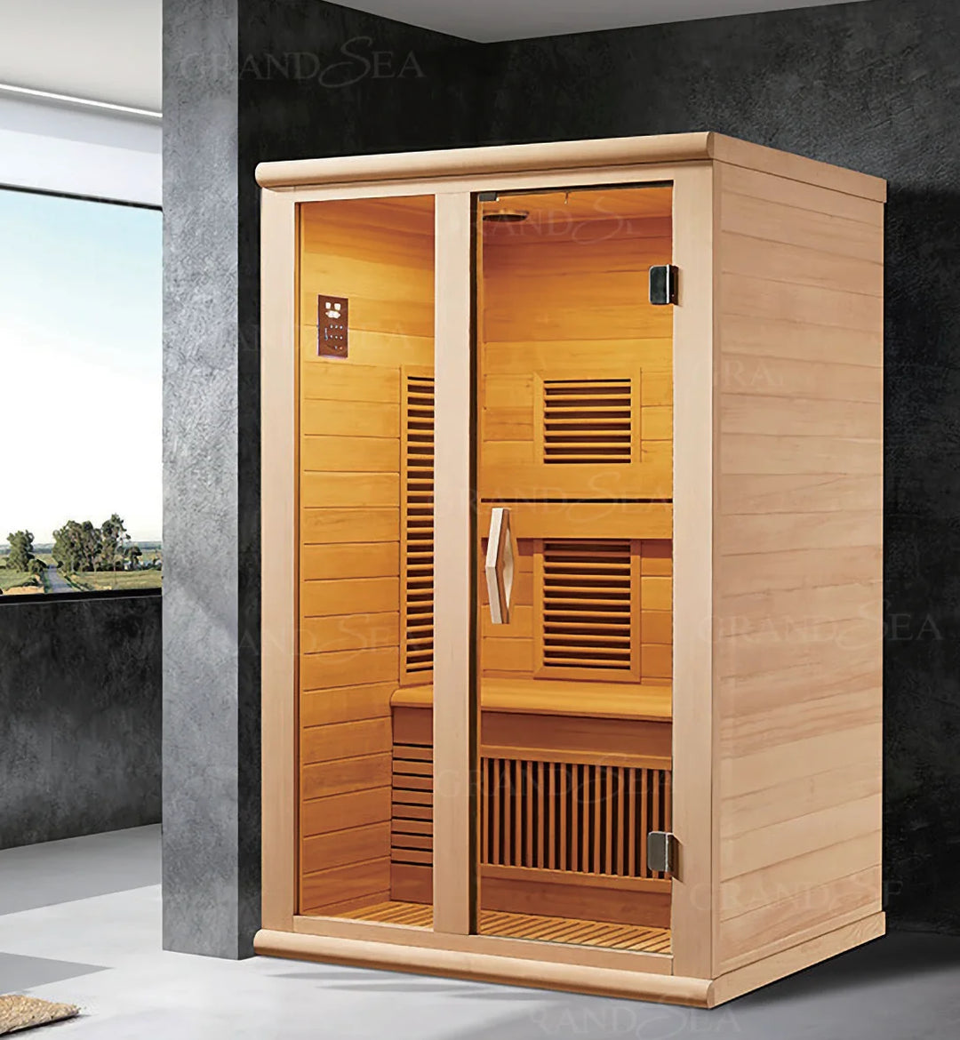 Traditional Outdoor Steam Hut Garden Multi-person New Design Wooden Sauna Steam Room Russian Sauna