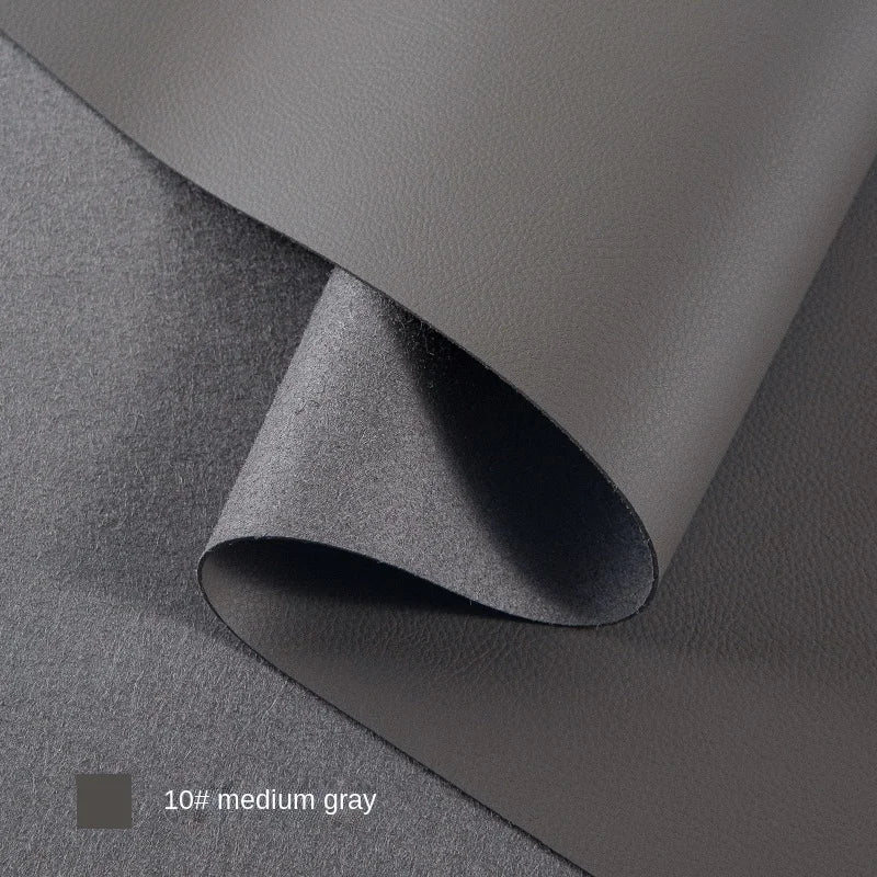 Litchi Textured Leather Fabric Wear-resisting for Sofa Furniture Soft Bag Background Wall Designer Diy Sewing Material Cloth