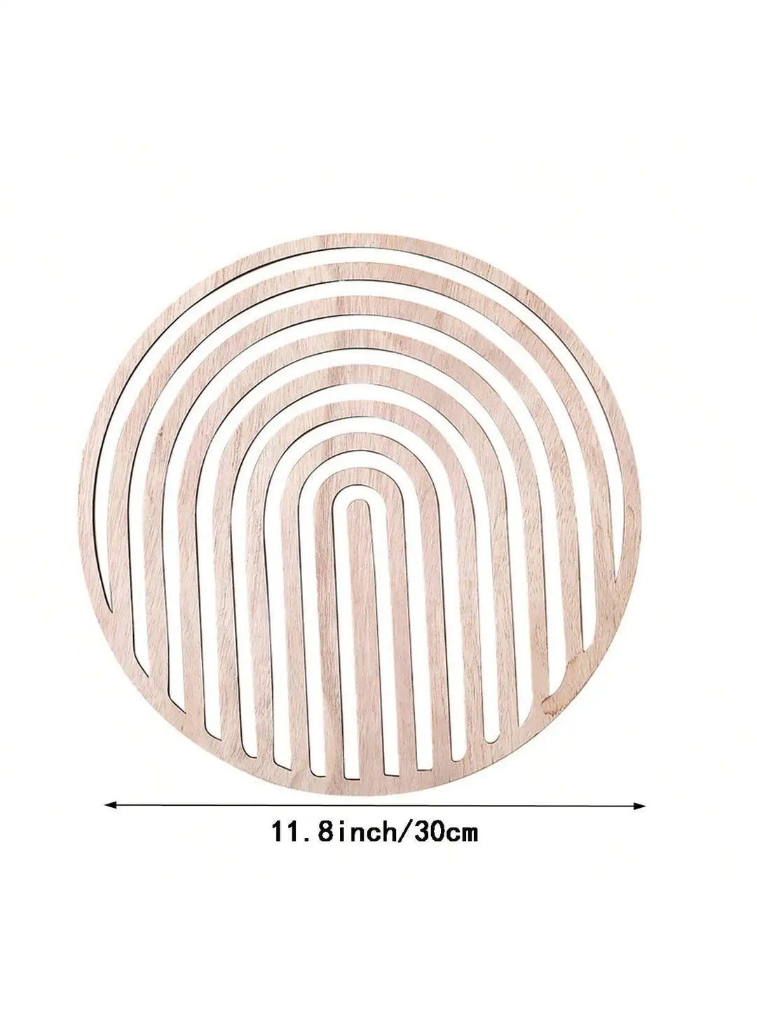 3Pcs Wooden Grainy Rustic Wall Art Farmhouse Wall Decor Wooden Exquisite Hollow Pattern Wall Decor Elegant Round Wall Art for Li