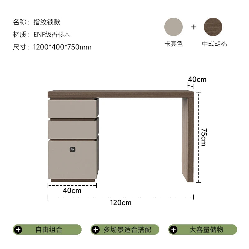 Minimalist Wood Dressing Table Italian Storage Luxury Design Dressing Table Drawers Mirror Mueble Dormitorio Home Furnitures