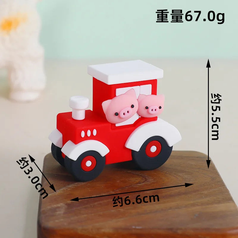 Farm Animals Cake Topper Farm Wooden House Yaks Ponies Sheep Piglets Chickens Cake Decorations Kids Birthday Party Supplies