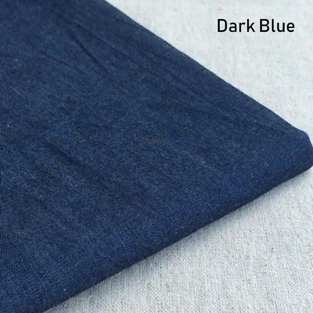 High Quality Cotton Fabric Home Textile Bedding Sewing DIY Dress Materials Washed Denim Clothes Handmade Doll Cloth