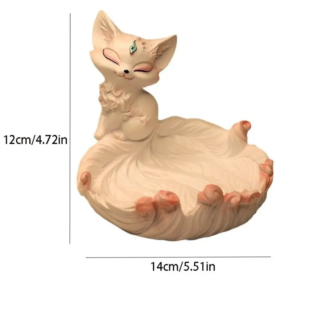 Desktop Ornament Resin Desktop Storage Ornament Modern Decorative Key Tray Cute Jewelry Key Storage Rack Entrance