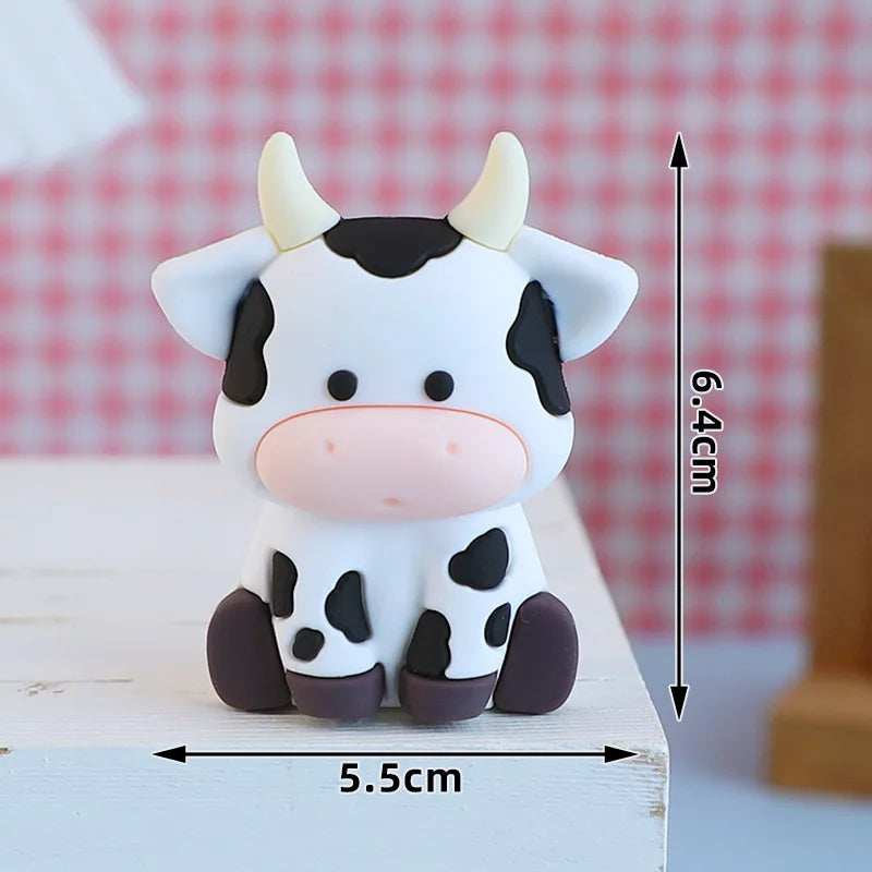 Farm Animals Cake Topper Farm Wooden House Yaks Ponies Sheep Piglets Chickens Cake Decorations Kids Birthday Party Supplies