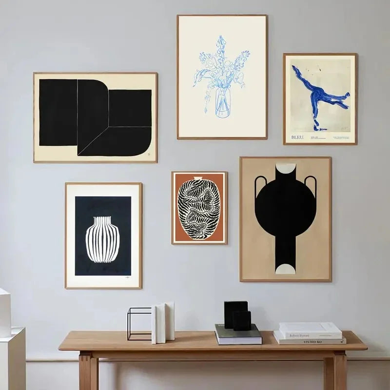 Classic Abstract Wall Art Minimalist Geometric Lines Scandinavian HD Canvas Poster Prints Living Room Bedroom Home Decoration