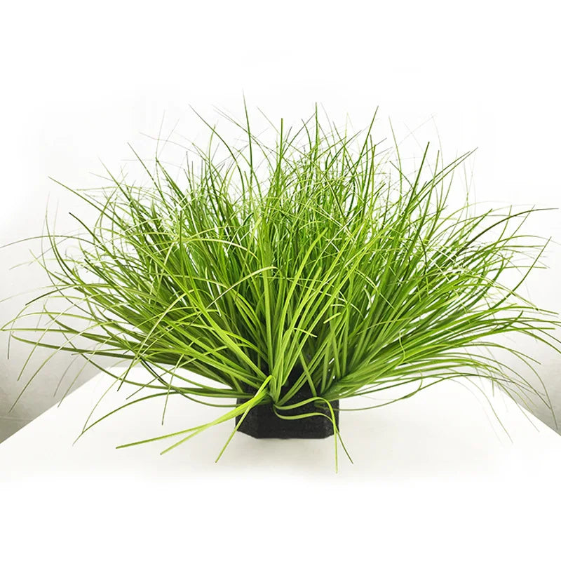 Artificial Onion Grass Green Plant Simulated Fake Plant Indoor Outdoor Grass Minimalist Hotel Decoration Wedding Scene Layout