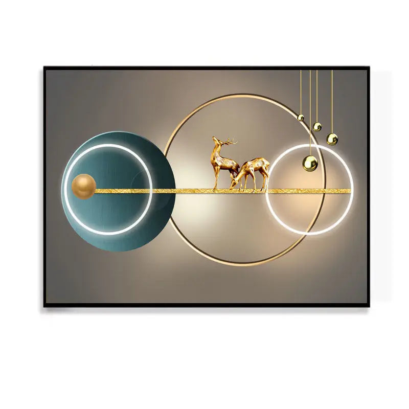 Electric Meter Box Decor Power Switch Hide Cover Wall Canvas Poster Paintings 50X40cm Home Design Painting Decorative