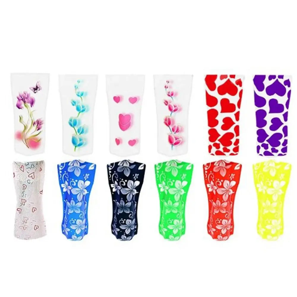 Reusable PVC Folding Vase Durable Cute Foldable Simple Flower Vase Easy to Store Cartoon Flower Vase Office