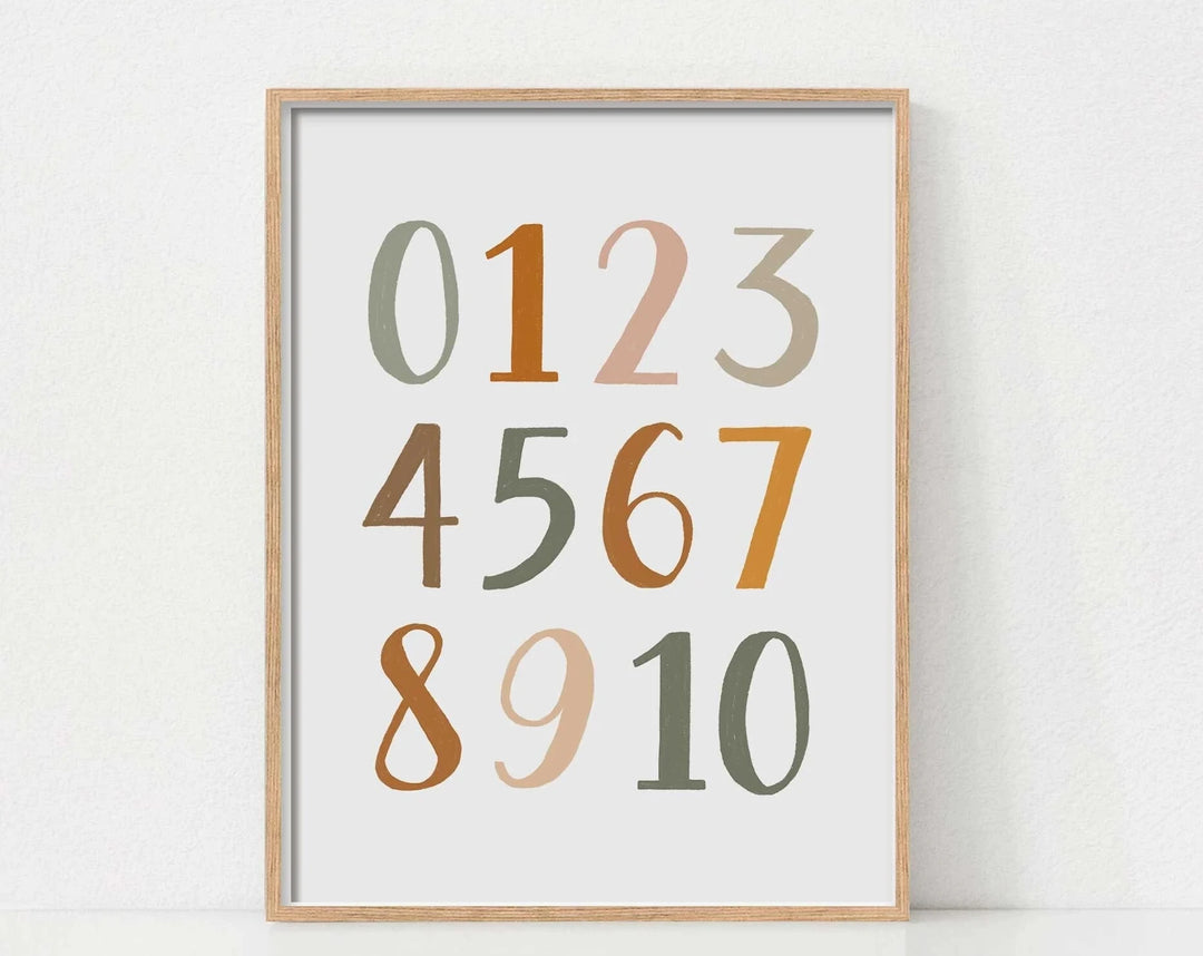Bohemian Children's Decor Simple Colourful Fun Girls Room Illustration Kid Room Decor Playroom Decor Home Living Room Decorat