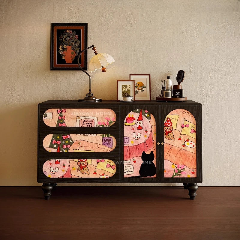 Doors Storage Living Room Cabinet Dining Standing Entryway Drawers Cabinet Modern Sideboard Muebles De Salon Home Accessories