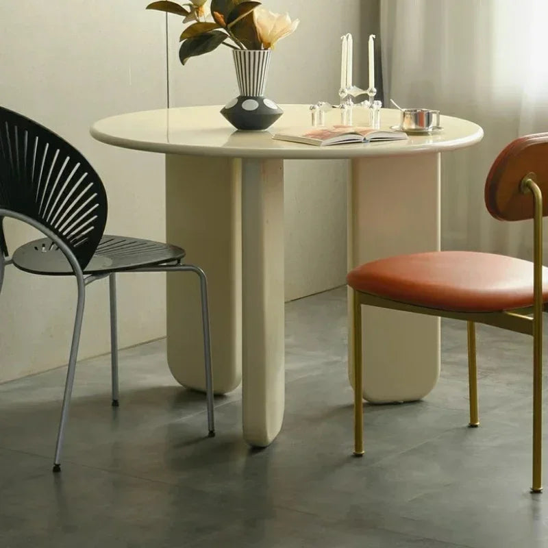 Decorative Tables Living Room Restaurants Kitchen Dining Table Modern Coffee Work Round Complete People Muebles High Quality