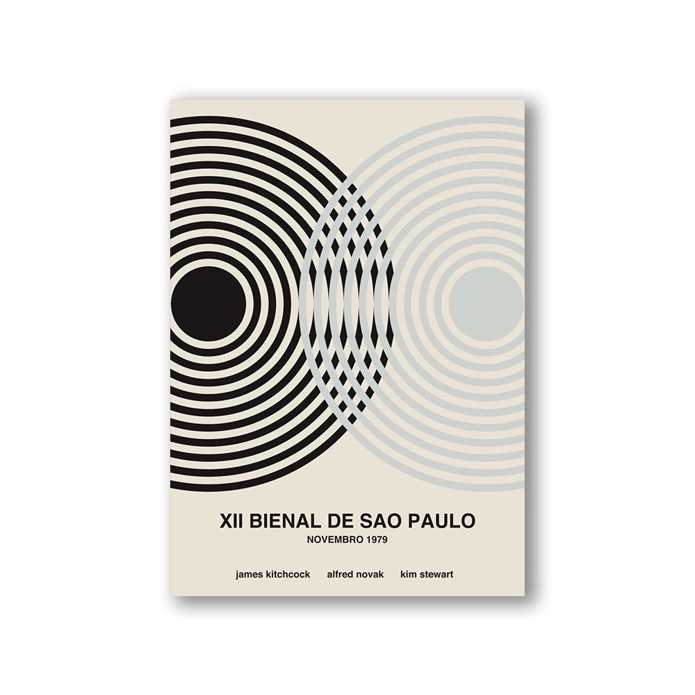 Modern Abstract Architecture Wall Art Poster Prints Bauhaus Nordic Aesthetics Canvas Painting Picture for Living Room Home Decor