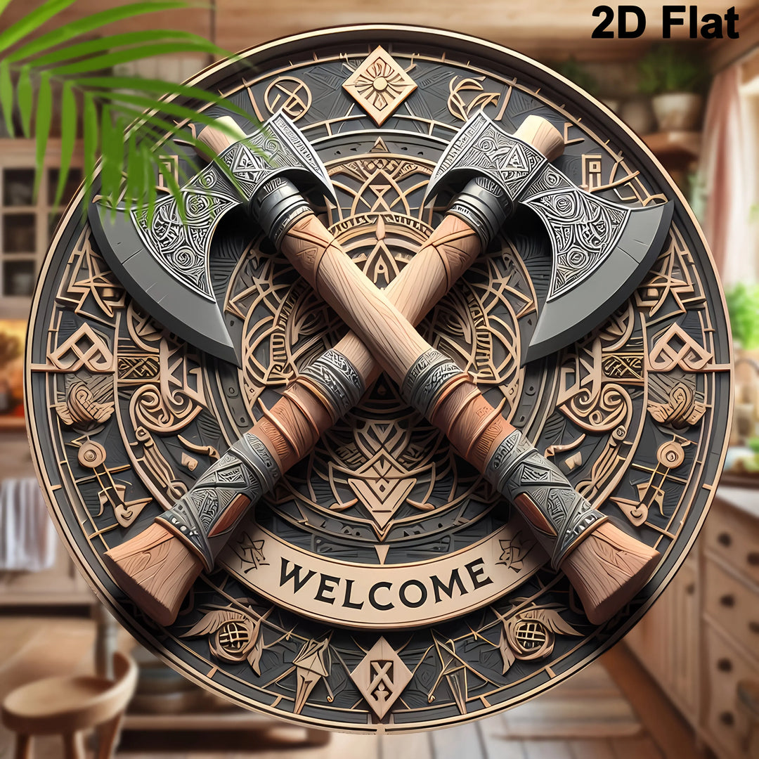 Round wooden wall decor for home, porch, living room and office - perfect gift for men, wood panel wall decoration