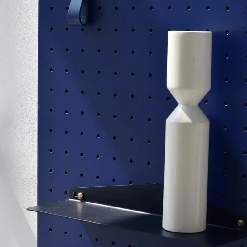 Pegboard Storage Rack Desktop Organizer Ins Style Storage Wall Entryway Distribution Box Cover Decorative Message Board