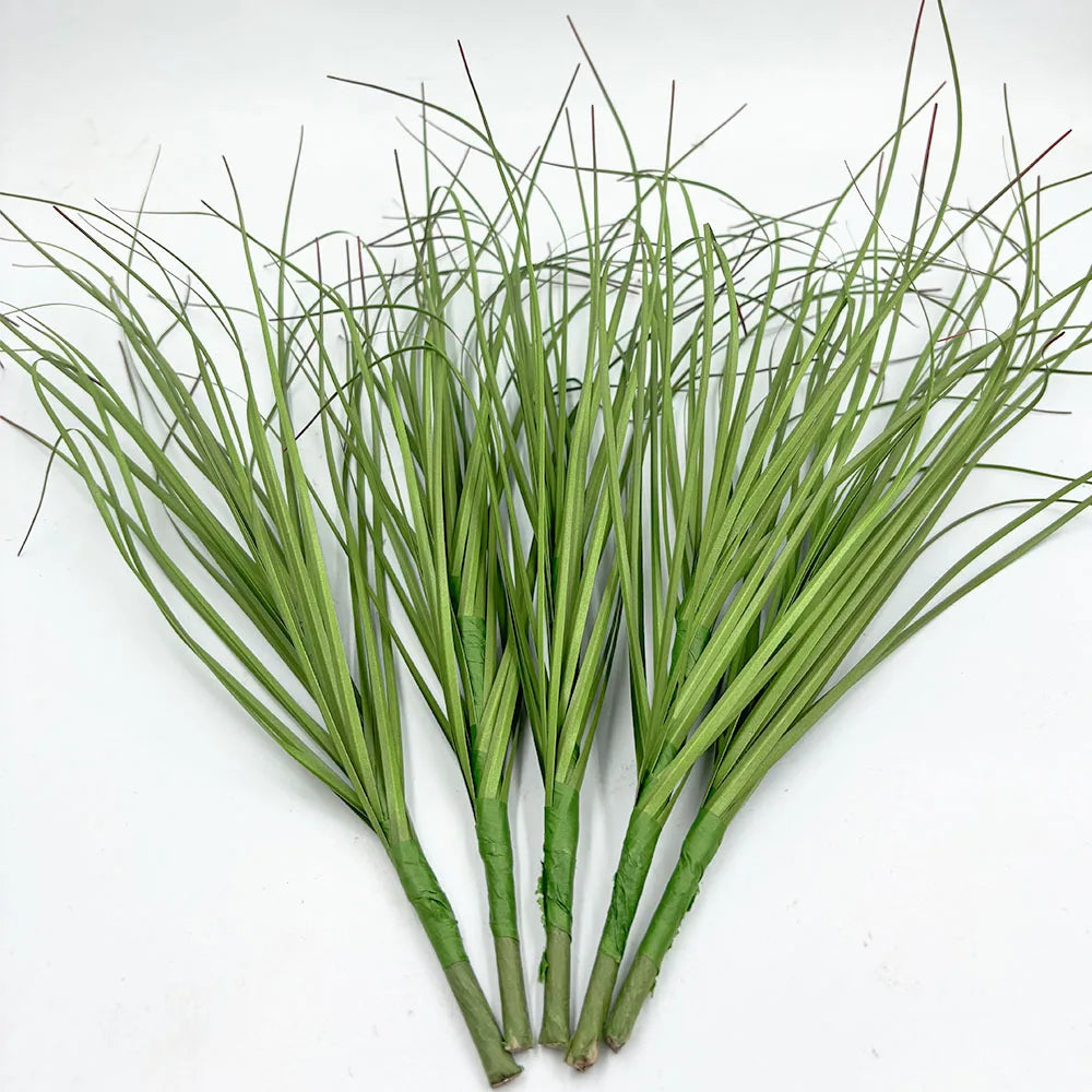 Artificial Plant Fake Greenery Artificials Onion Grass Faux Pampas Tropical Plants Simulation Weed Wheat Grass Garden Home Decor