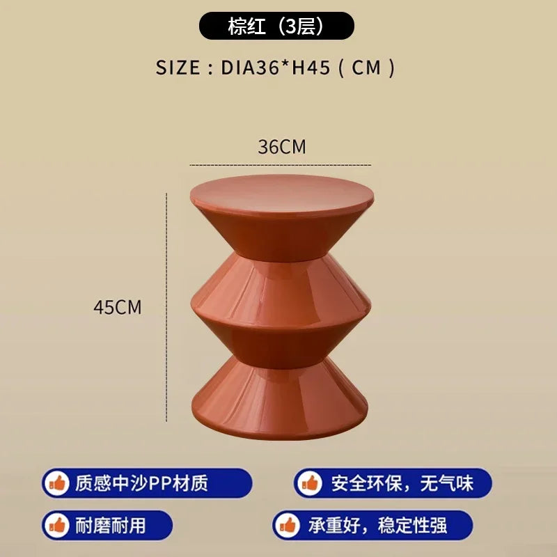 Minimalist Design Plastic Stools Nordic Bedroom Comfortable Vanity Stools Luxury Modern Home Furniture Cosmetische Kruk