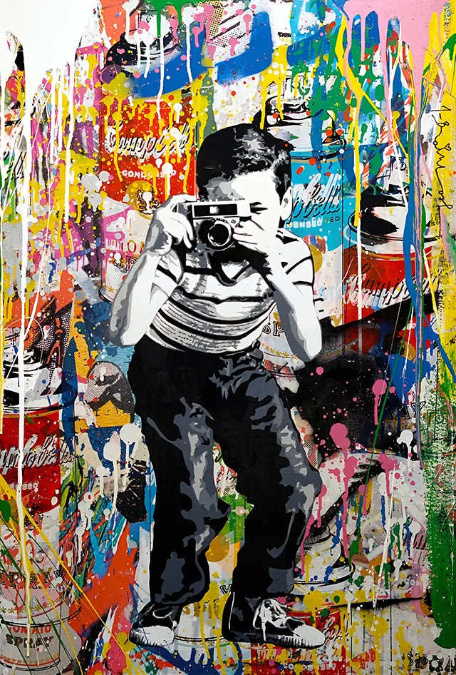 Modern Abstract Street Wall Art Painting Banksy Graffit Art Canvas Painting Prints Poster Cuadros Wall Art Pictures Home Decor