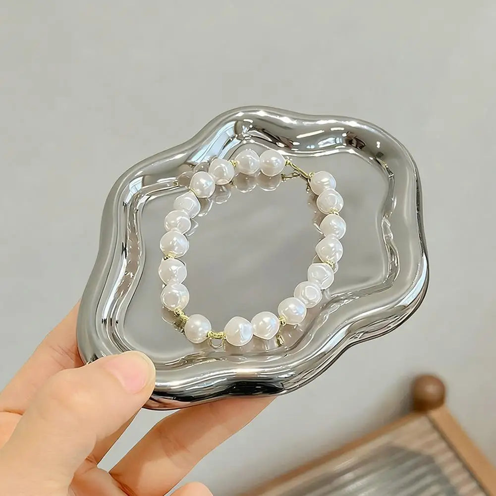 Cloud-Shaped Jewelry Tray Decorative Plate for Earrings, Bracelets & Necklaces,Ideal Home Décor Gift for Men and Women