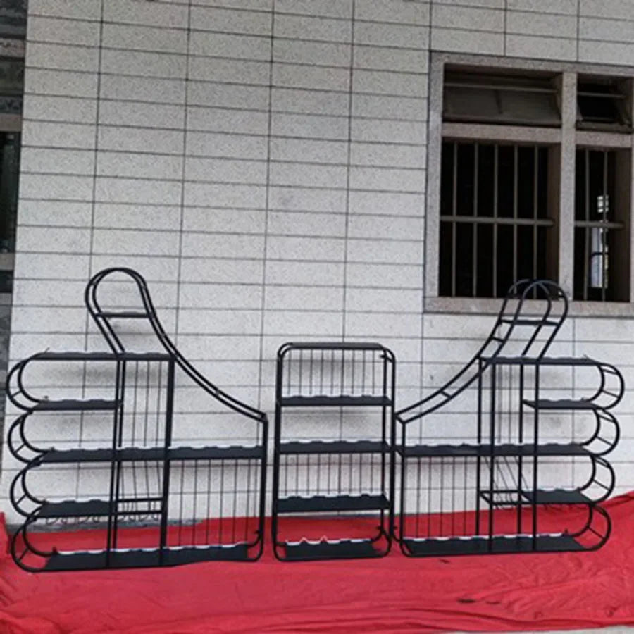 Industrial Bar Cabinet Living Room Patio Narrow Small Modern Vertical Art Nordic Wine Rack European Gabinet Corner Furniture