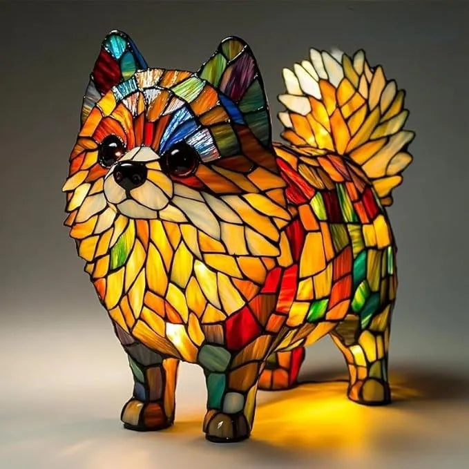 Fun Unique Artistic Cute Dog Shaped Decorative Ornament Small Night Light Modern New Design Atmospheric Lighting