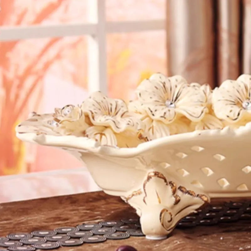 Storage Organizer Plate Shelves Desktop Interior Aesthetic Plate Luxury Beautiful Bandejas Decorativas Para Centro De Mesa Decor